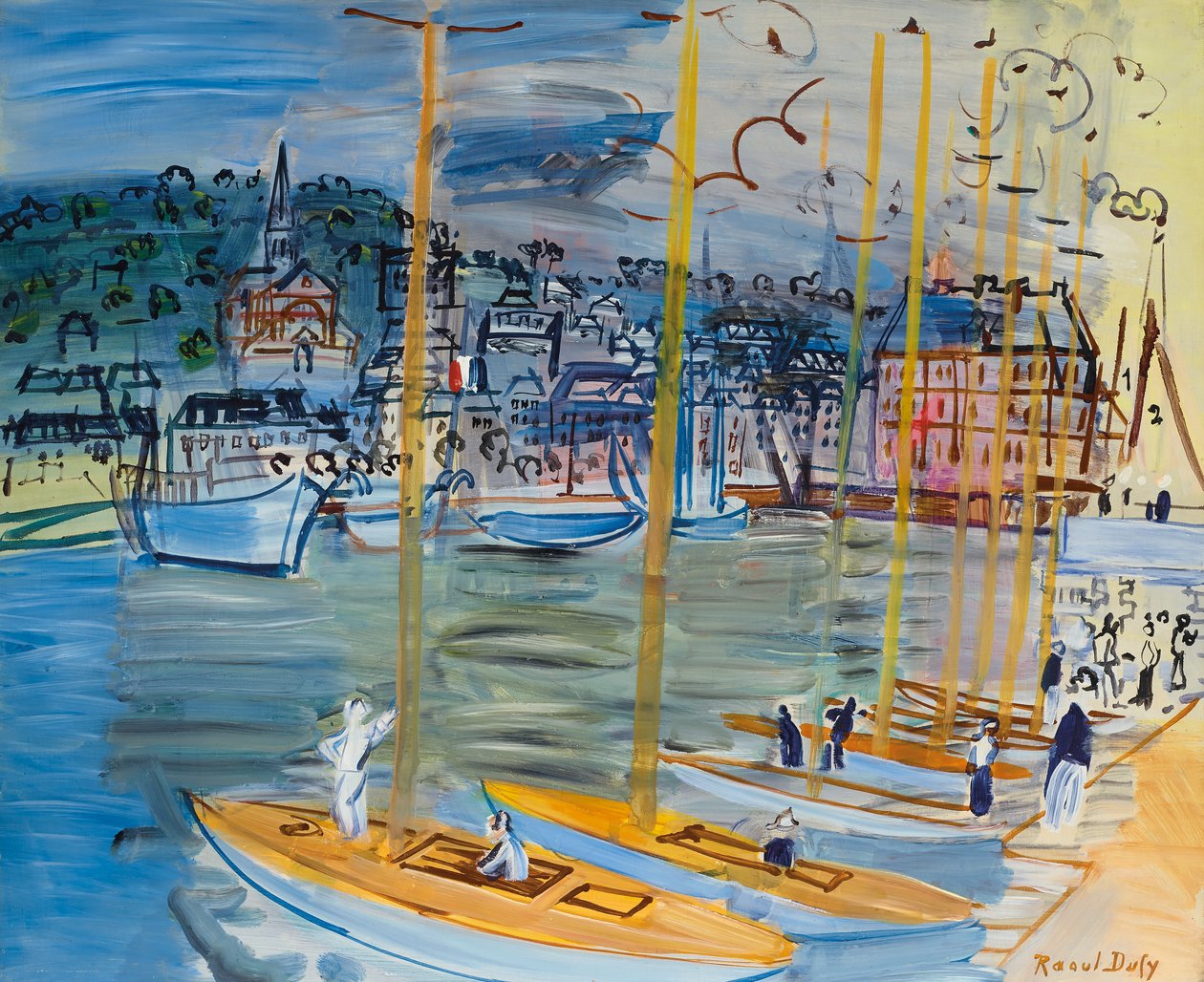 La cuenca de Deauville de Raoul Dufy
