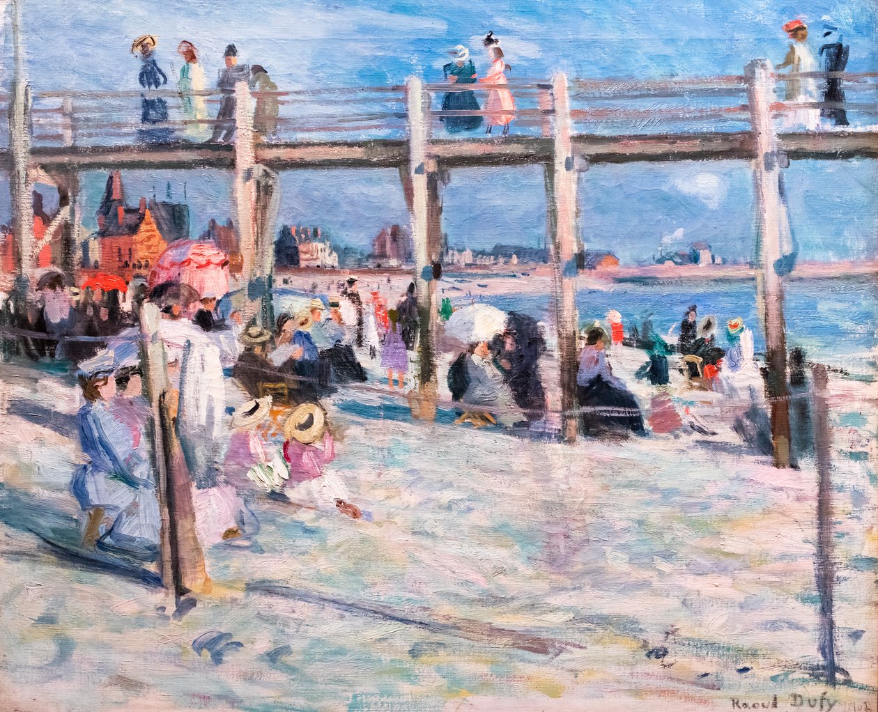 Baños de Marie-Christine en Ste-Adresse de Raoul Dufy