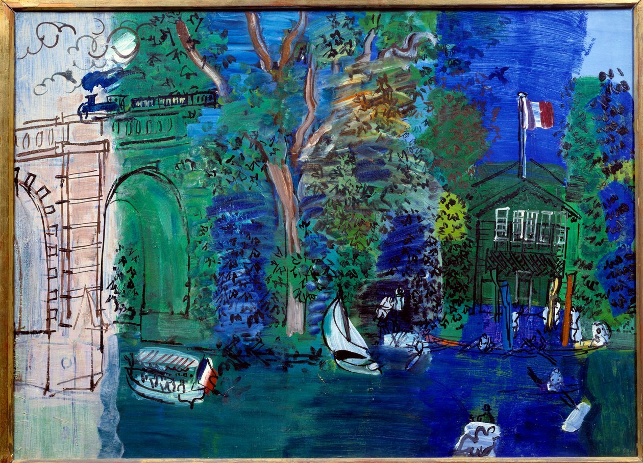 Nogent, el Puente Rosa y el Ferrocarril de Raoul Dufy
