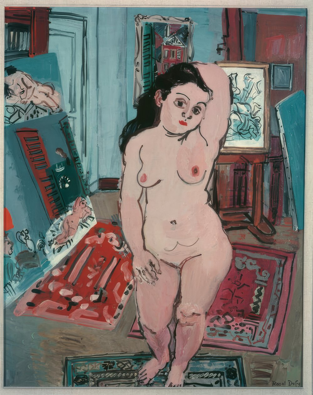 Desnudo con lirios Arum de Raoul Dufy