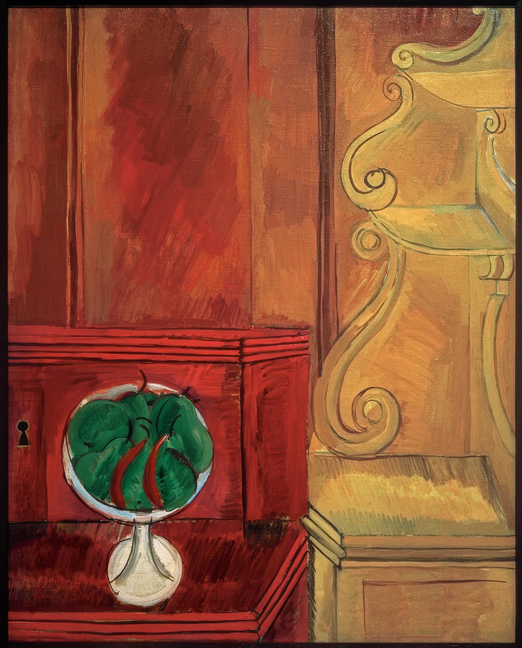 Compota de pera y consola de Raoul Dufy