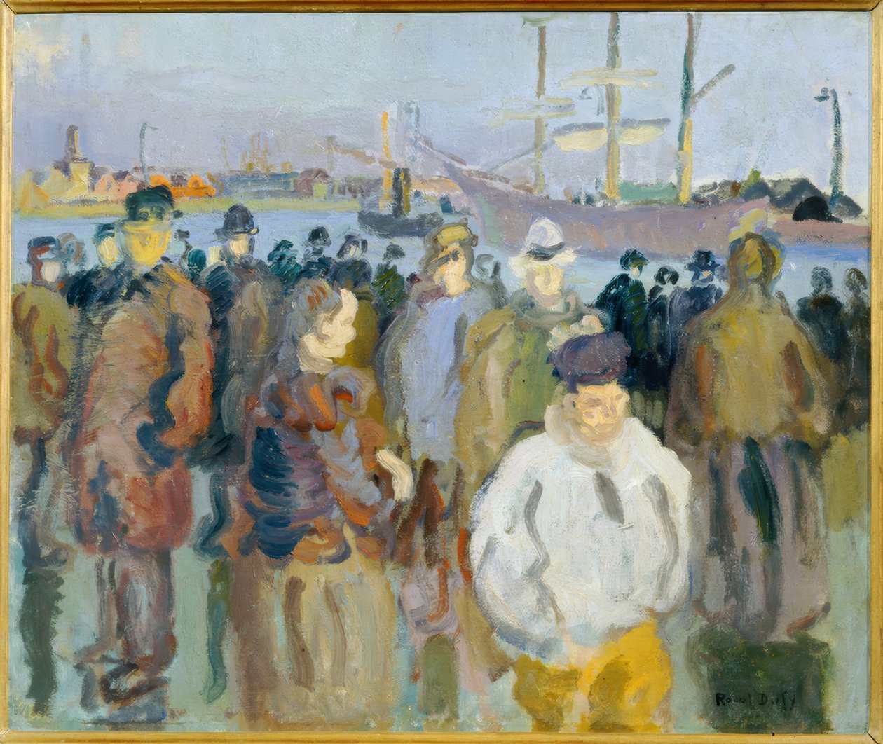 Muelle de Ruán de Raoul Dufy