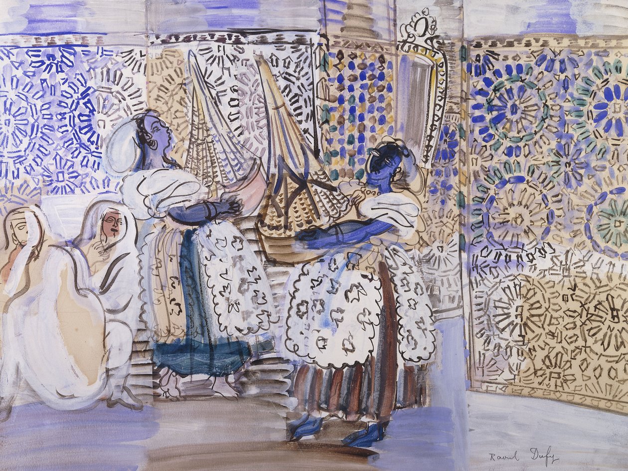 Recepción en Marrakech; Recepción a Marrakech de Raoul Dufy