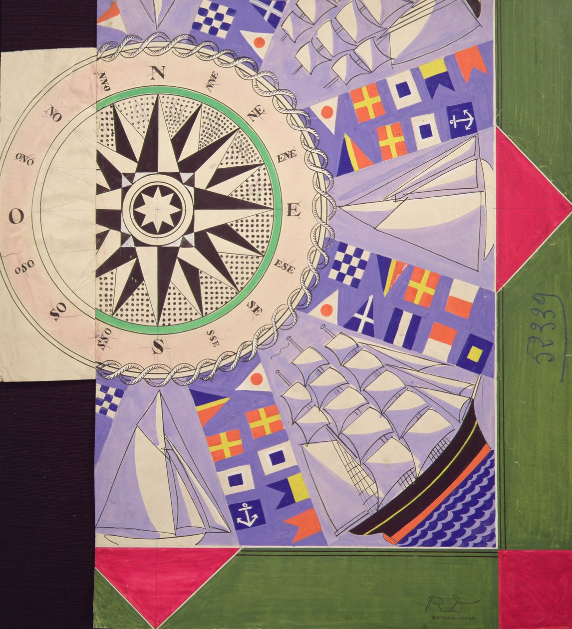 Pañuelos de marinero (gouache) de Raoul Dufy