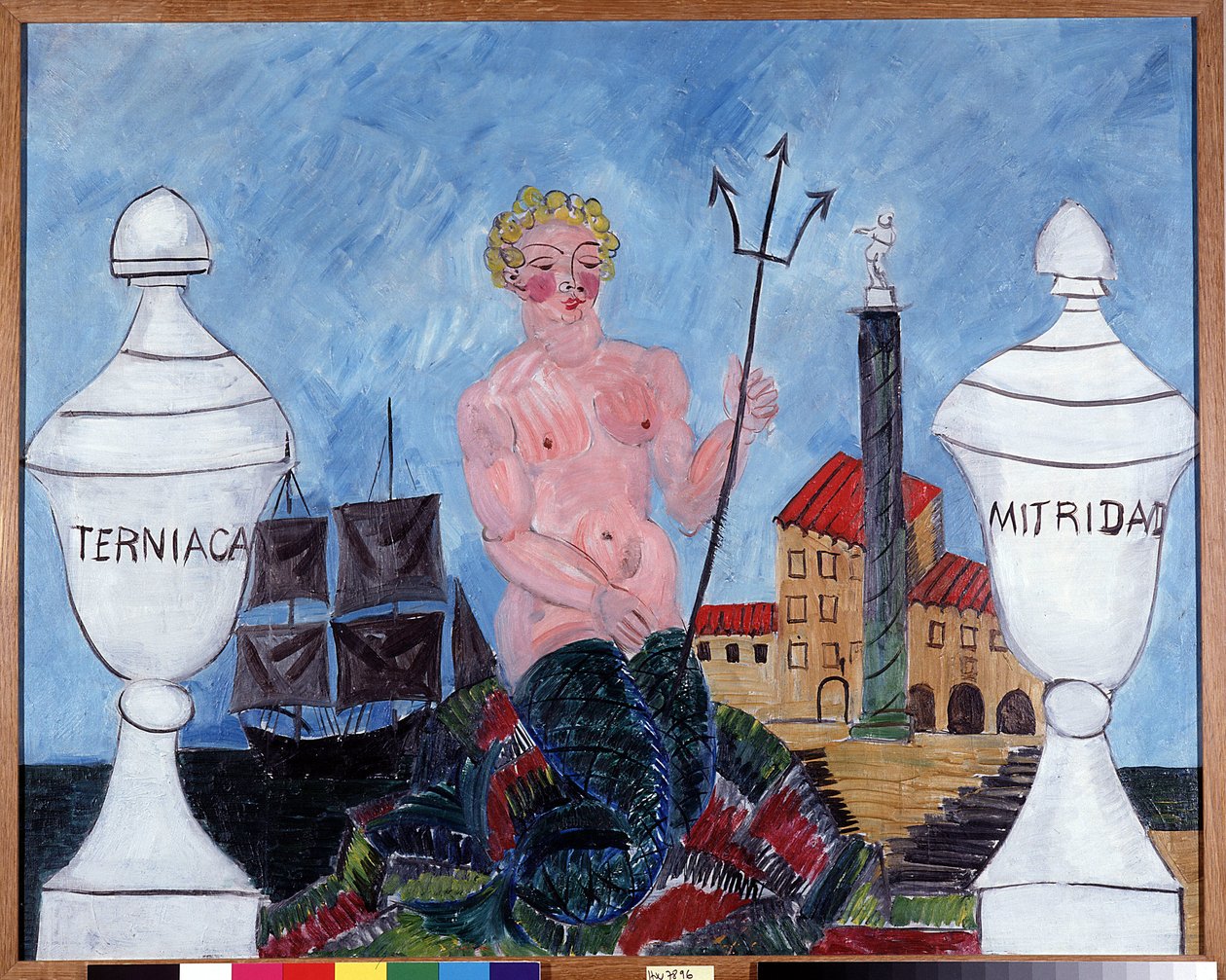Sirena con tridente de Raoul Dufy