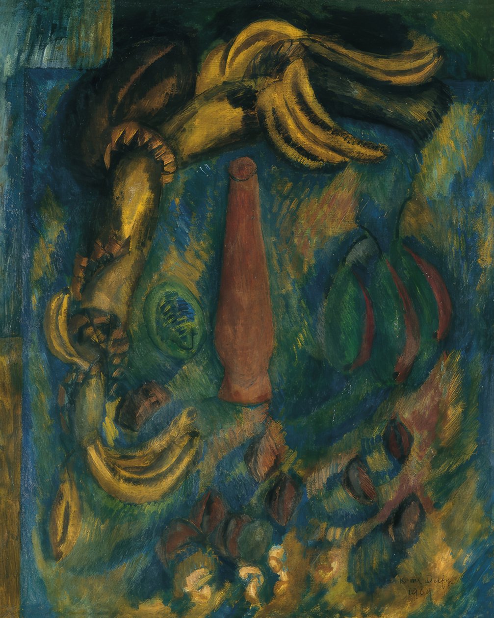 Naturaleza muerta con plátanos de Raoul Dufy