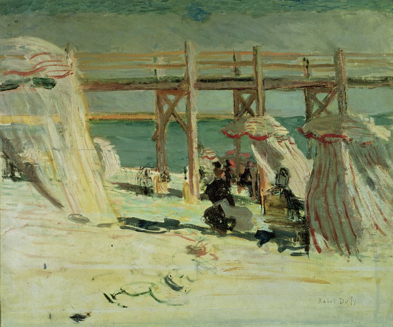 El rompeolas de Sainte-Adresse de Raoul Dufy