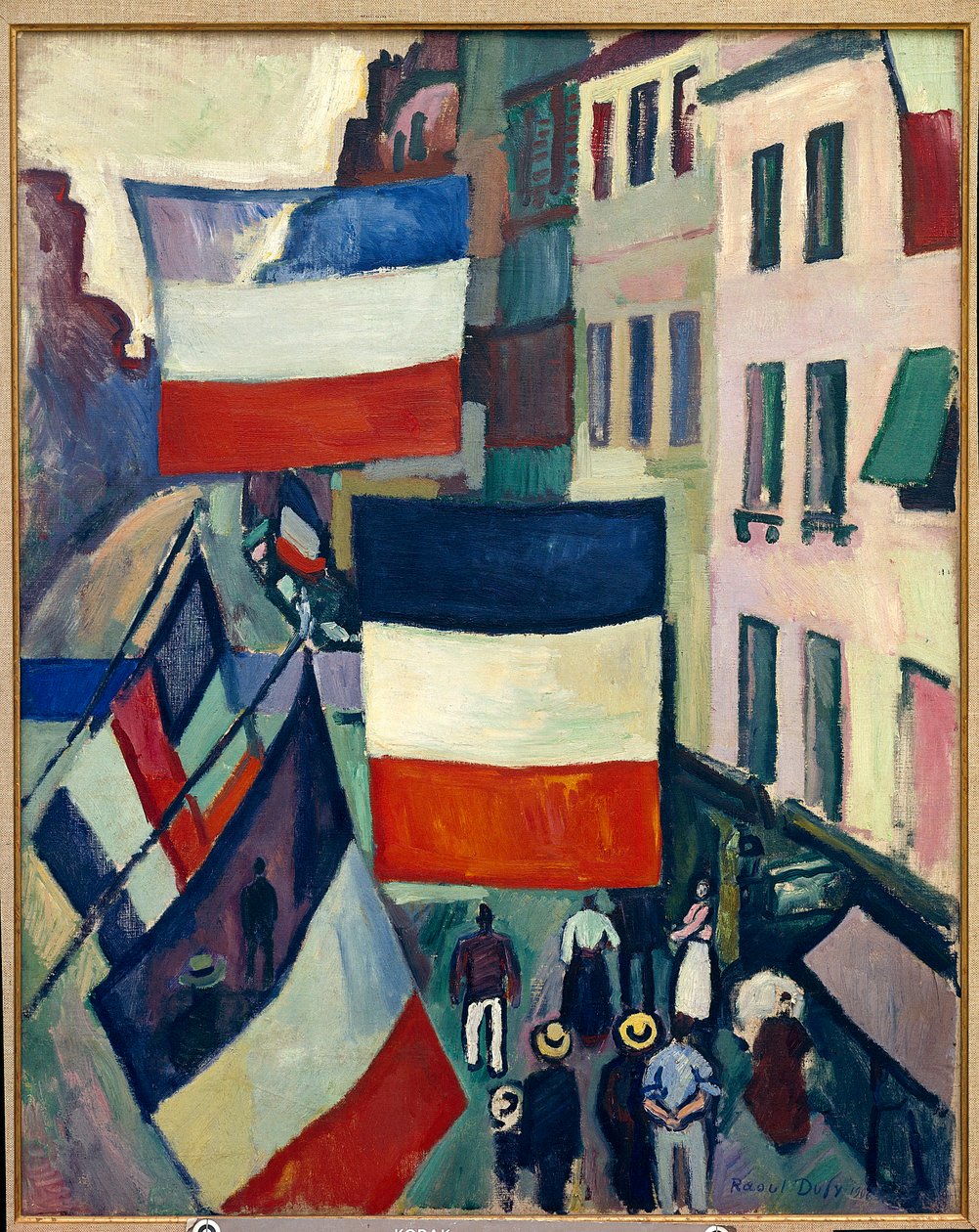 La calle Bulwark El 14 de julio de Raoul Dufy