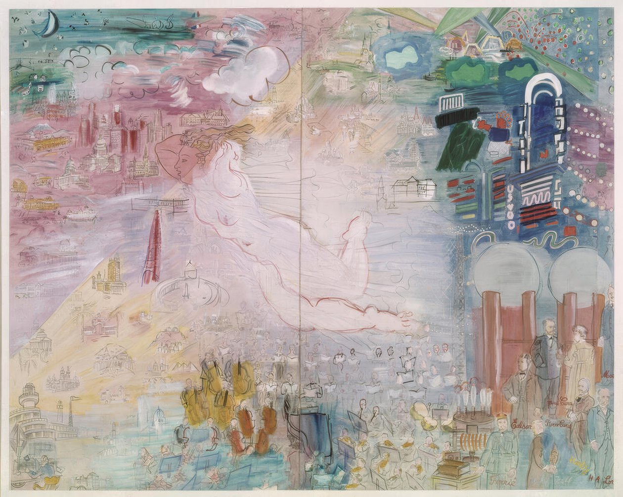 El hada de la electricidad de Raoul Dufy