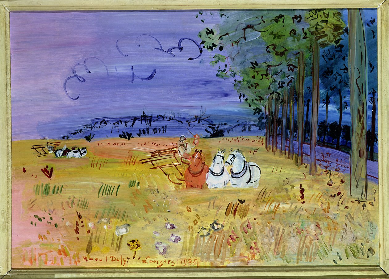 La vendimia en Langres de Raoul Dufy