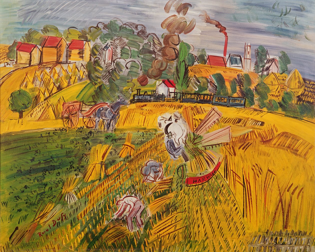 La casa (óleo sobre lienzo) de Raoul Dufy