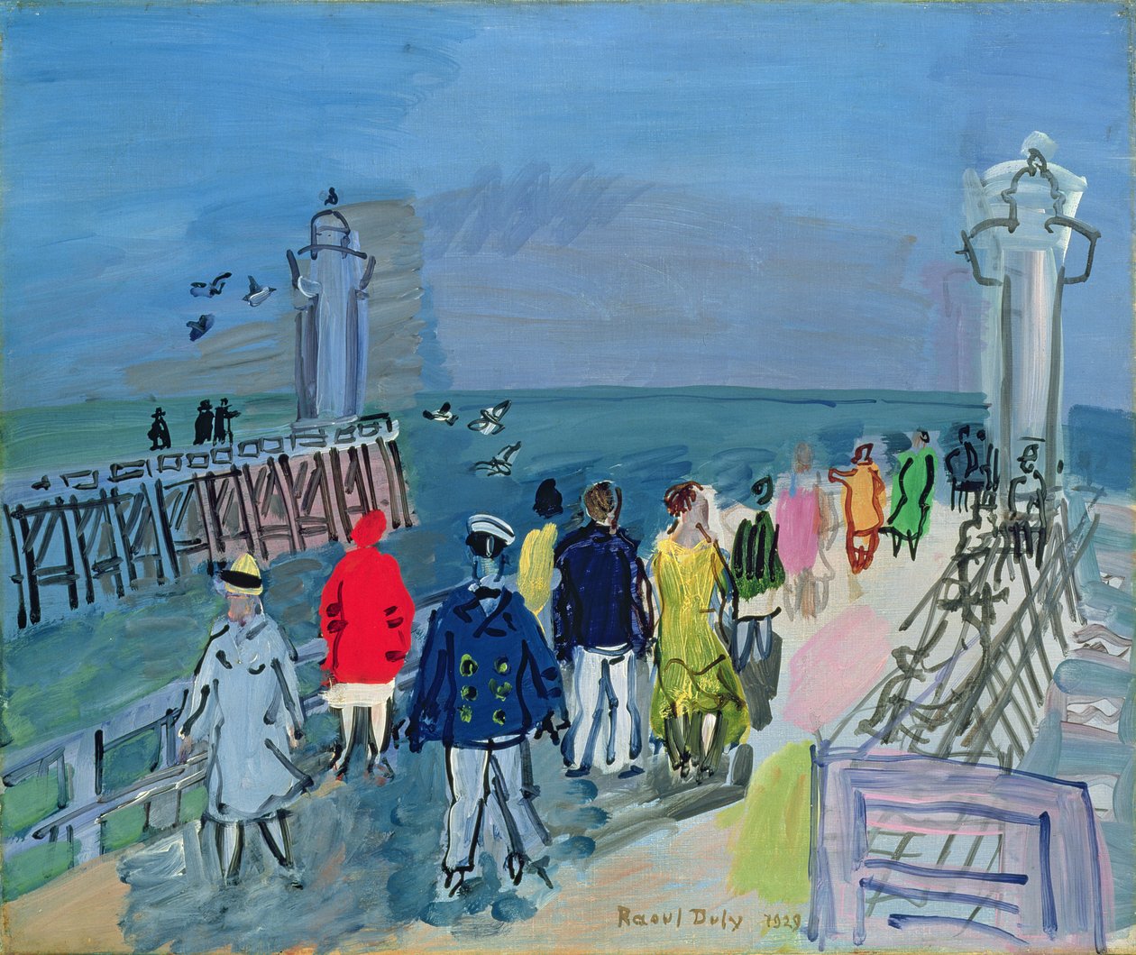 El embarcadero de Trouville de Raoul Dufy
