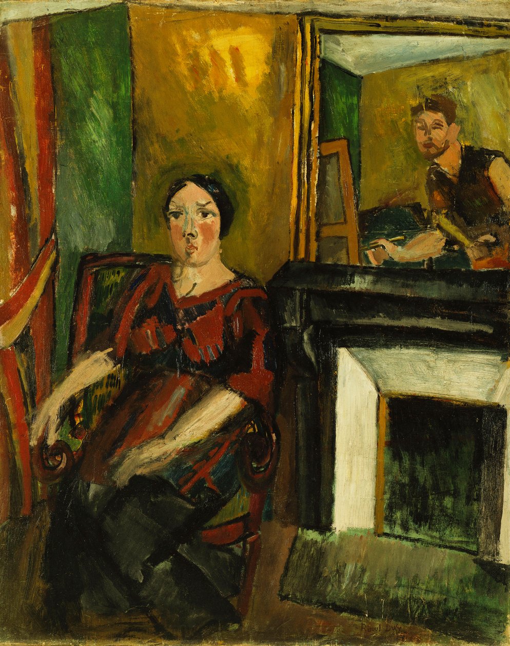 El pintor y su modelo; Le Peintre et son Modele de Raoul Dufy