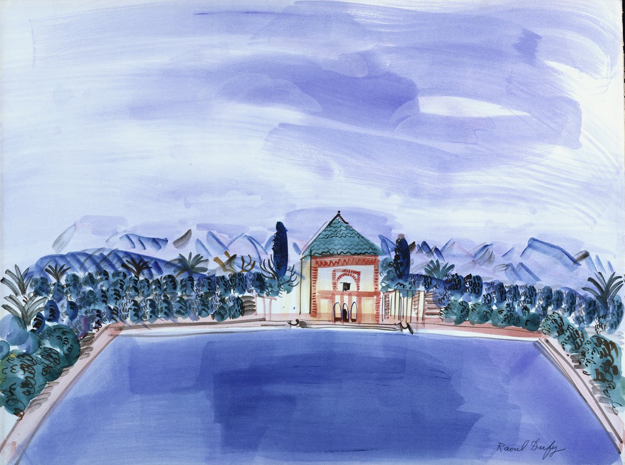 La piscina de Menara de Raoul Dufy