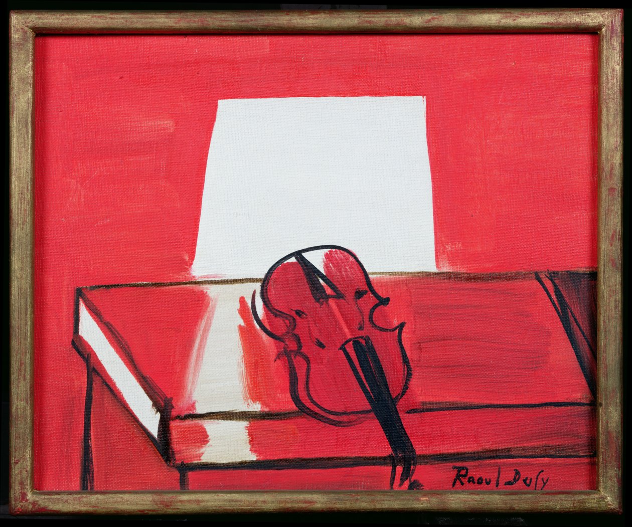 El violín rojo de Raoul Dufy