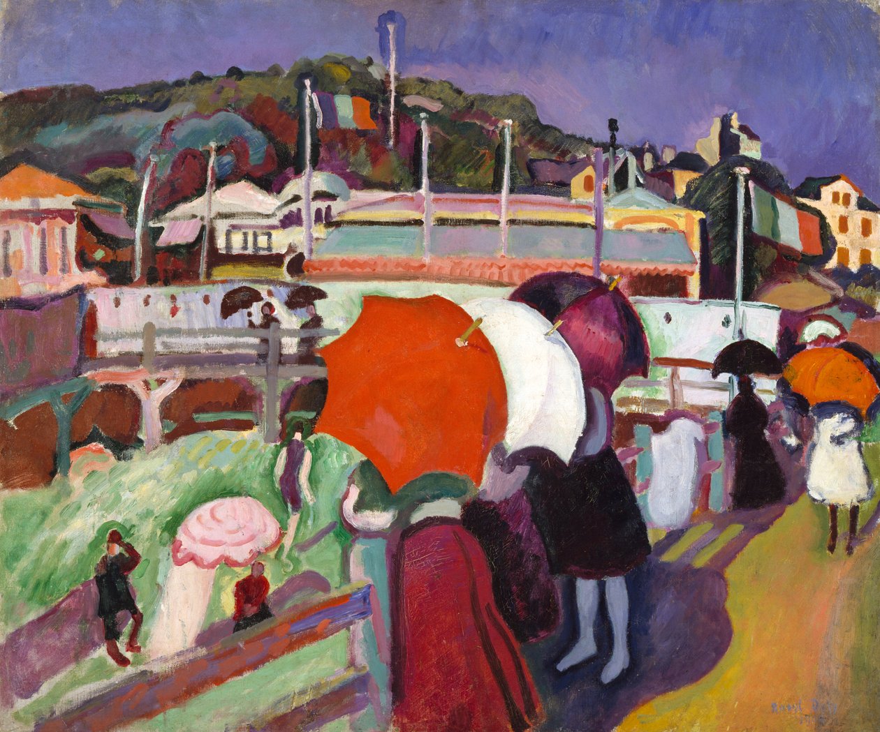 Los tres paraguas de Raoul Dufy