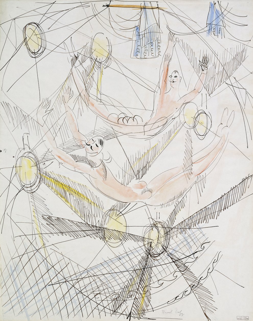 El Trapecio; Les Trapezistes de Raoul Dufy