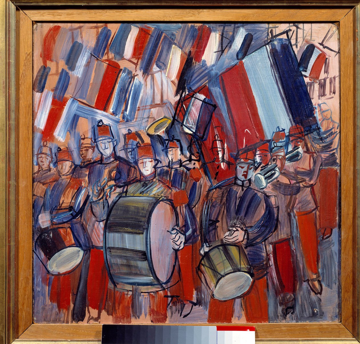 La banda, 14 de julio, desfile militar de Raoul Dufy