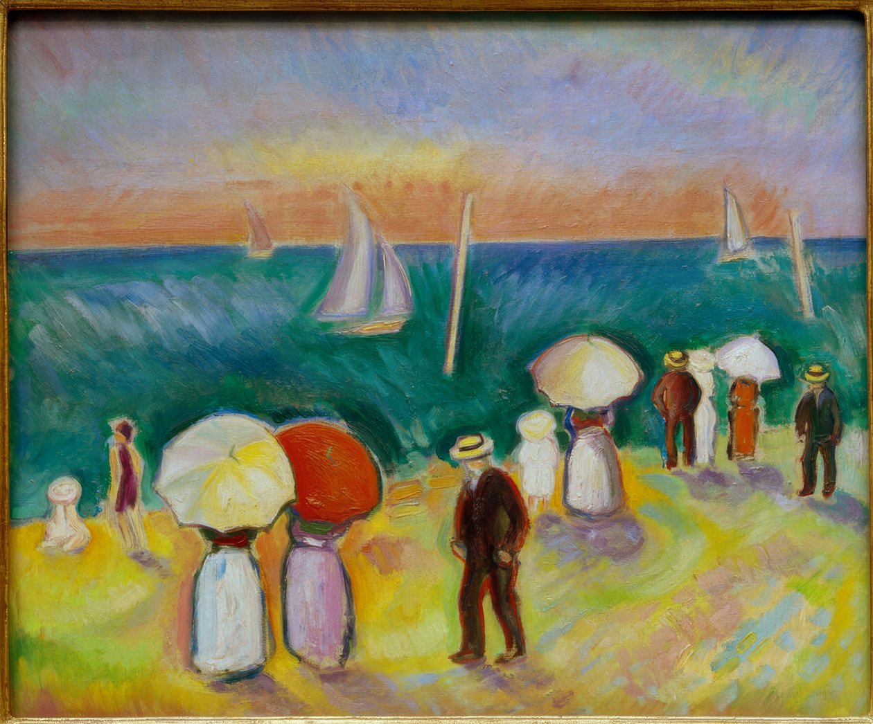 La playa de Sainte-Adresse de Raoul Dufy