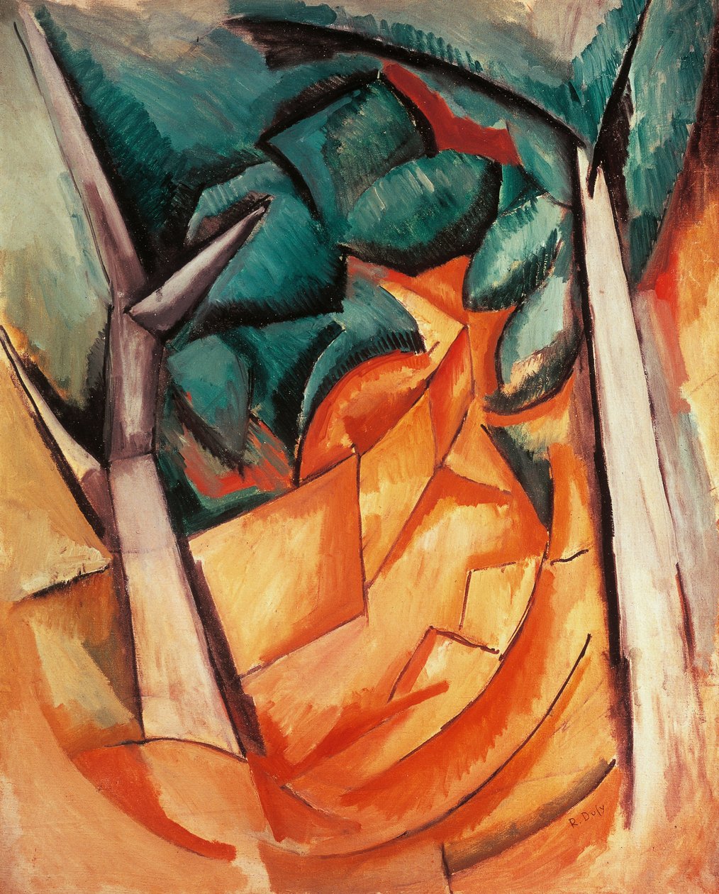 Árboles en Estaque de Raoul Dufy