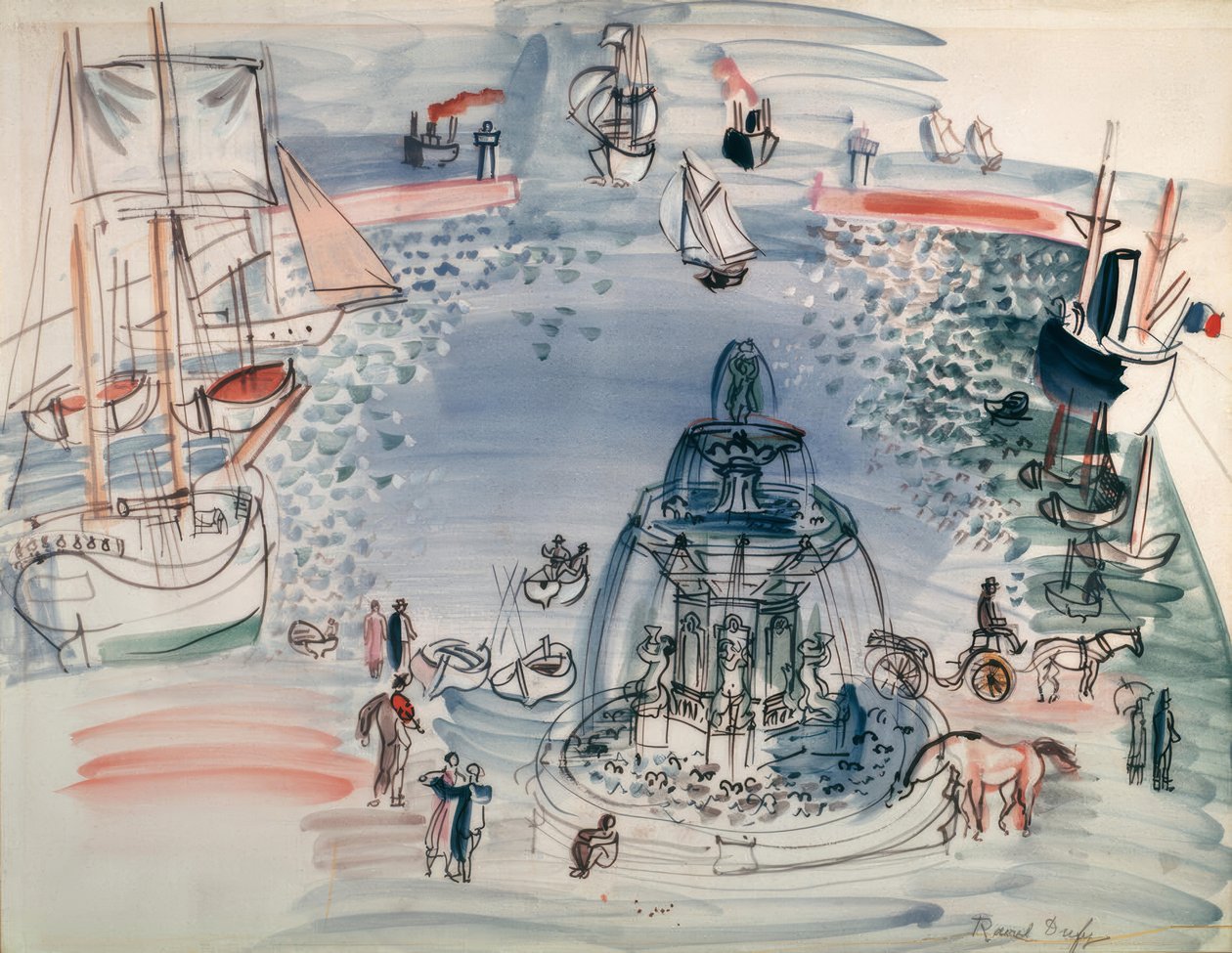 Homenaje a Claude Lorrain de Raoul Dufy