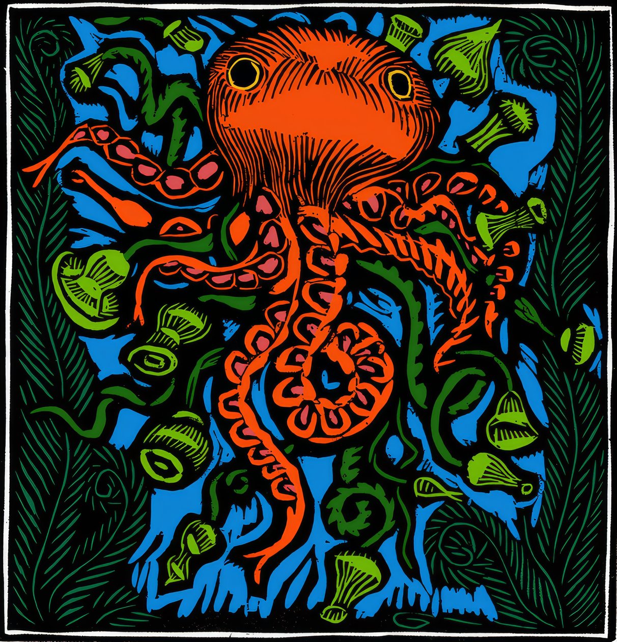 Zoología / Vida marina / Pulpo de Raoul Dufy