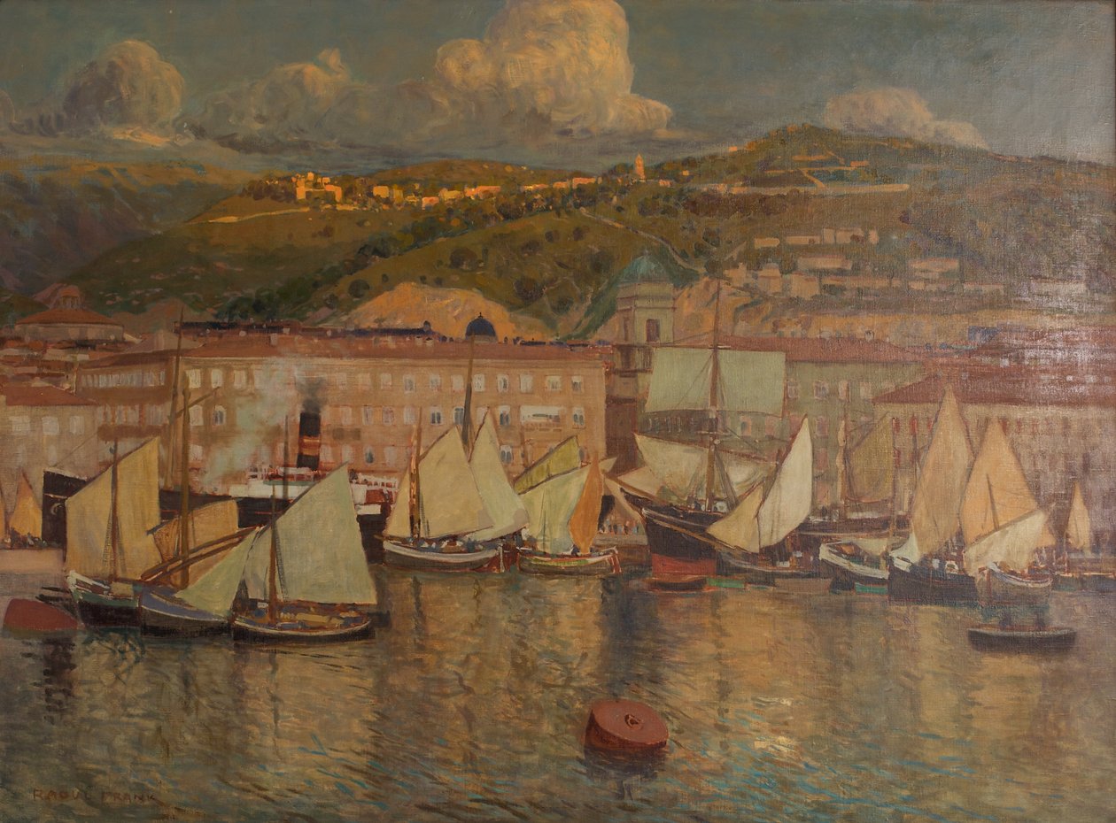 Tarde de verano (Puerto de Fiume) de Raoul Frank