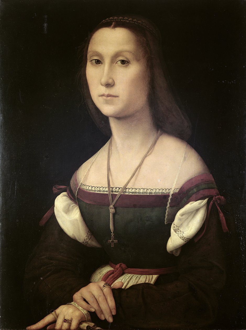 Retrato de una mujer (La Muta), 1507 de Raffaello Sanzio Raphael