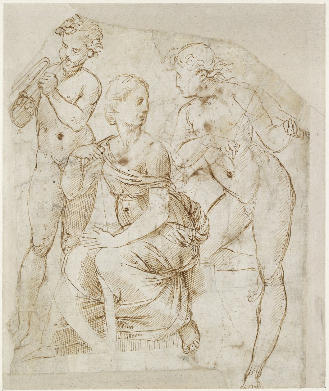 Grupo de músicos, WA1846.166 de Raffaello Sanzio Raphael
