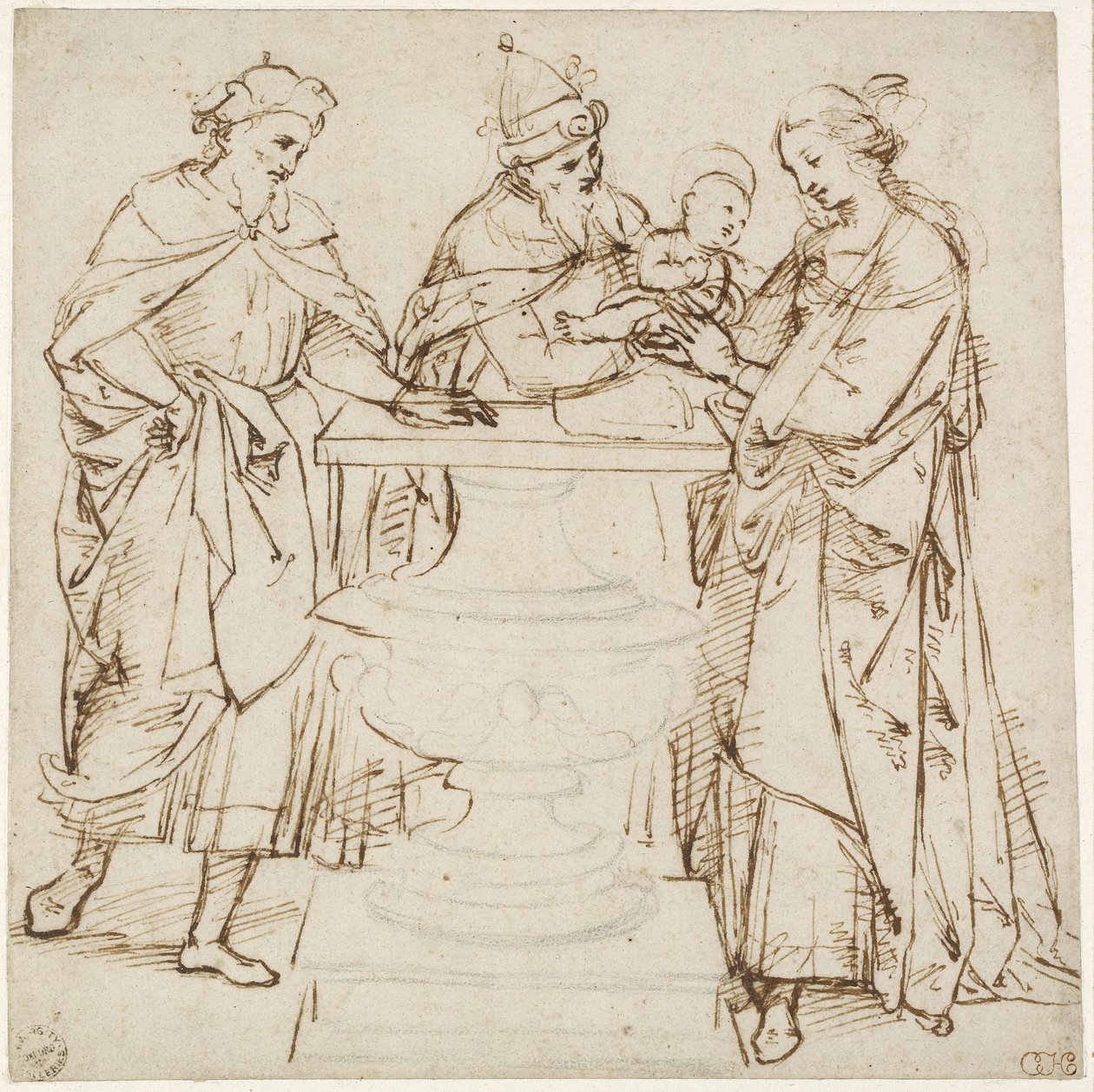 La presentación en el templo de Raffaello Sanzio Raphael