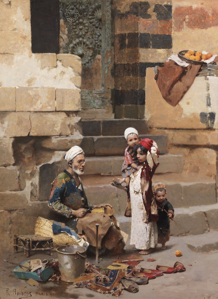 El viejo zapatero, El Cairo de Raphael von Ambros