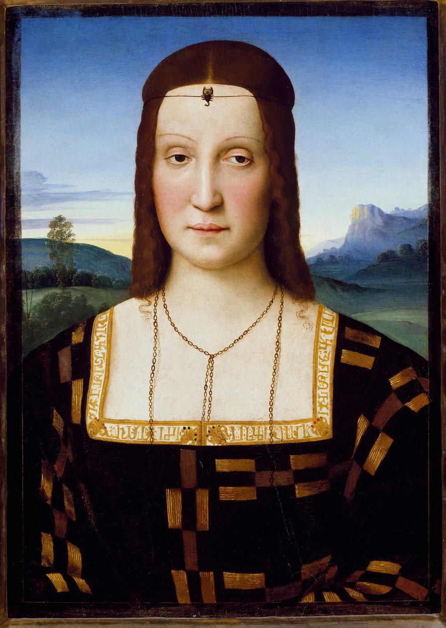 Retrato de Elisabetta Gonzaga de Raphael