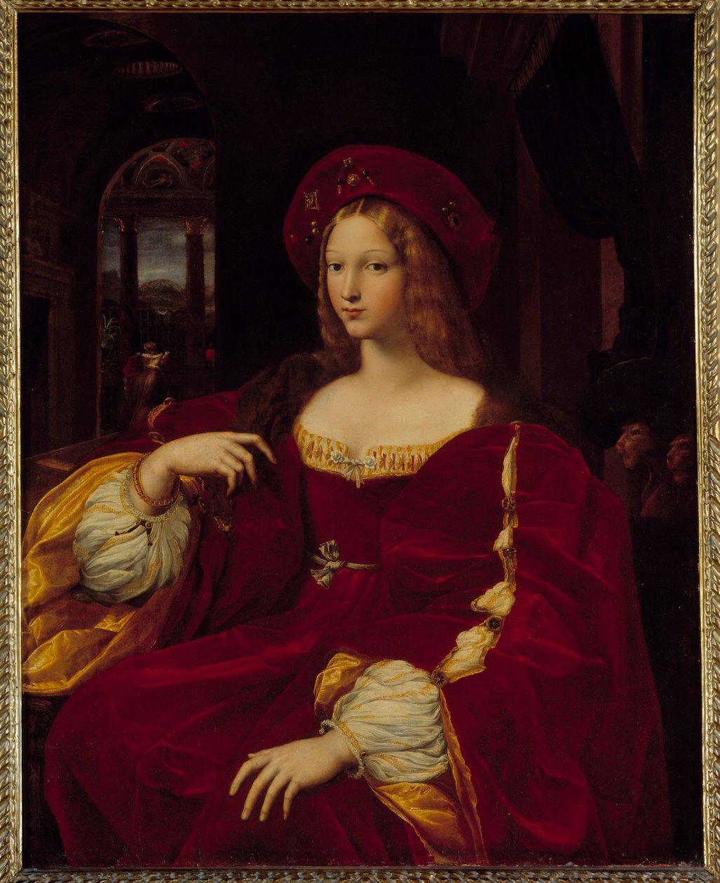 Retrato de Juana de Aragón, Vice Reina de Nápoles de Raphael