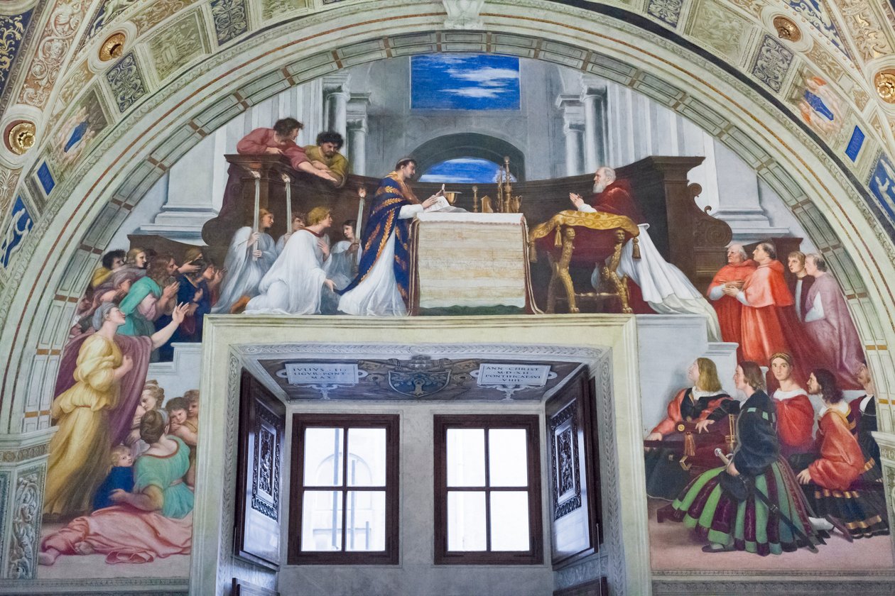 La misa de Bolsena, sala de Heliodoro de Raphael (1483 1520)