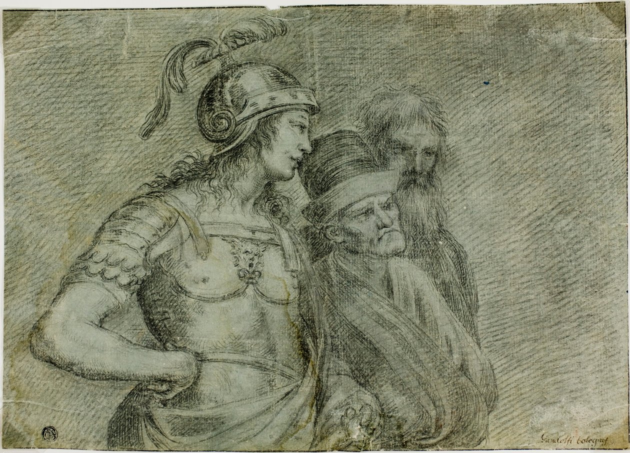 Alcibíades y dos filósofos de Raphael