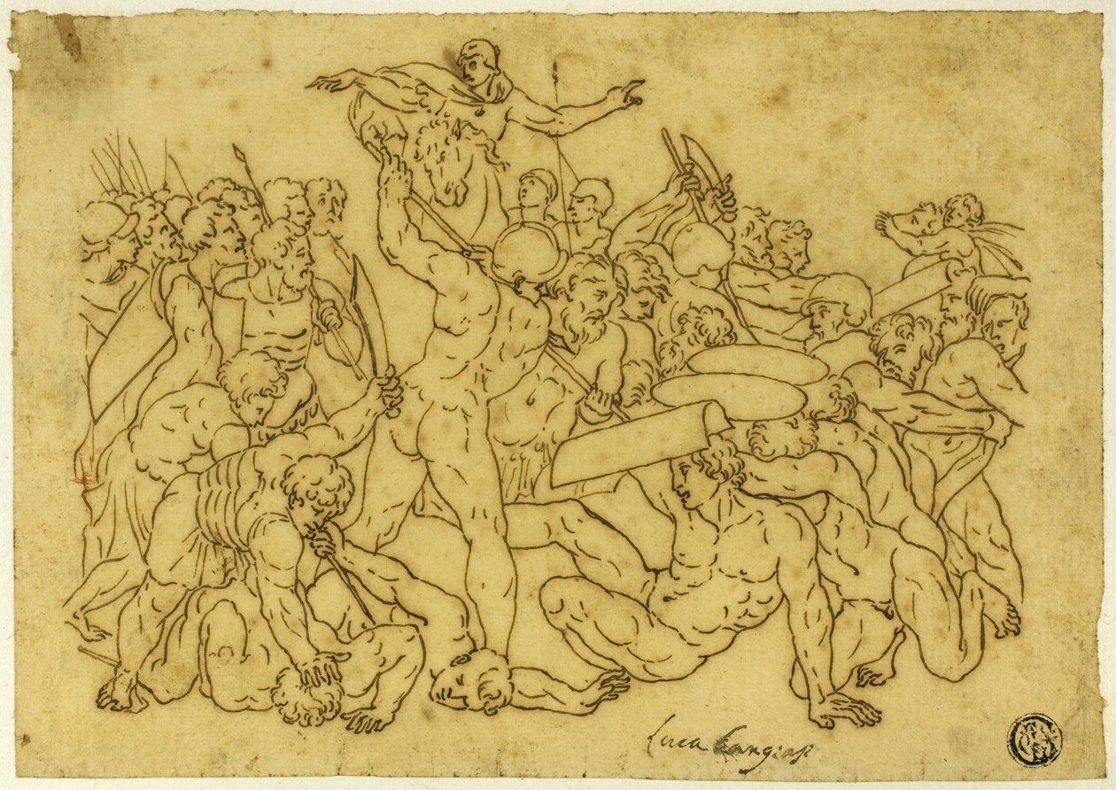 Josué deteniendo el sol y la luna de Raphael