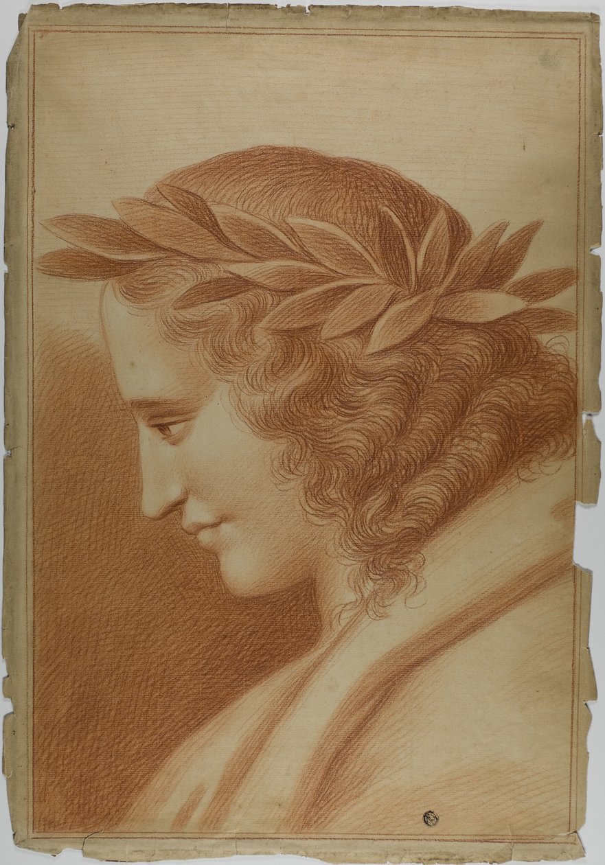 Poeta coronado con laurel de Raphael