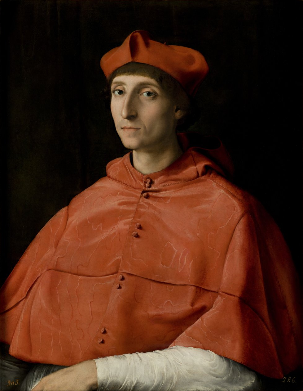 Retrato de un cardenal de Raphael