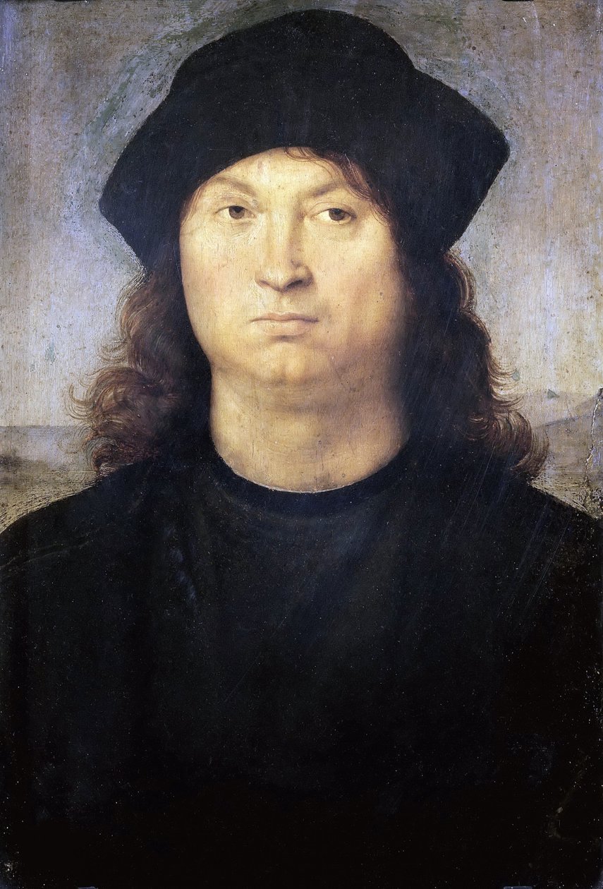 Retrato de un hombre, c.1502-04 de Raphael