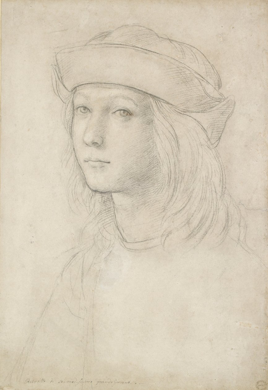 Retrato de un joven desconocido posiblemente un autorretrato de Raphael
