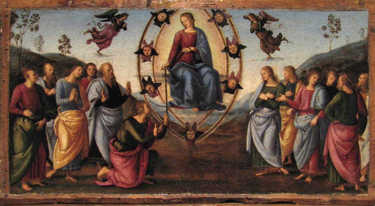 Panel de predela del retablo de Fano de Raffaello Sanzio Raphael
