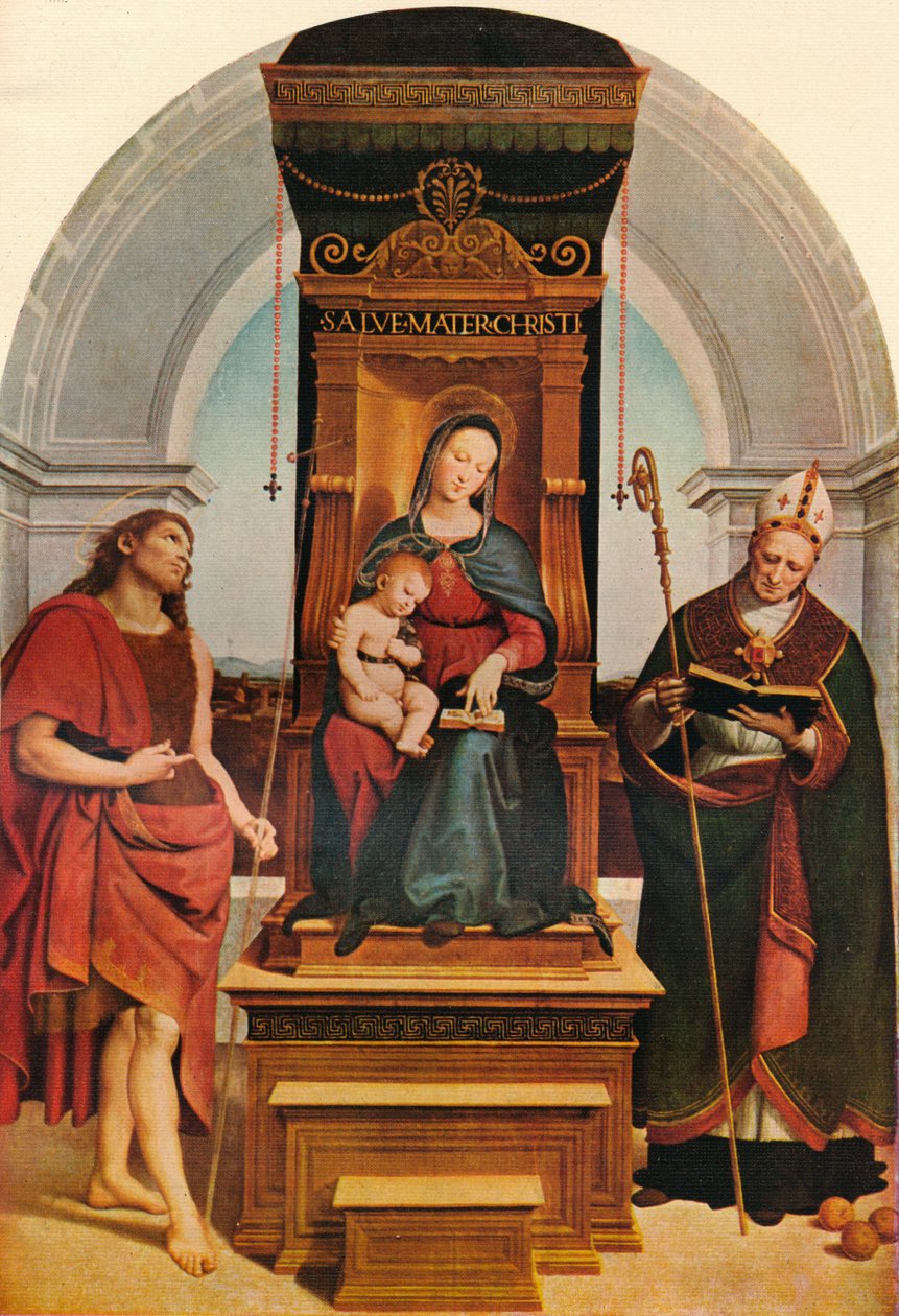 La Madonna Ansidei, 1505, 1911 de Raffaello Sanzio Raphael