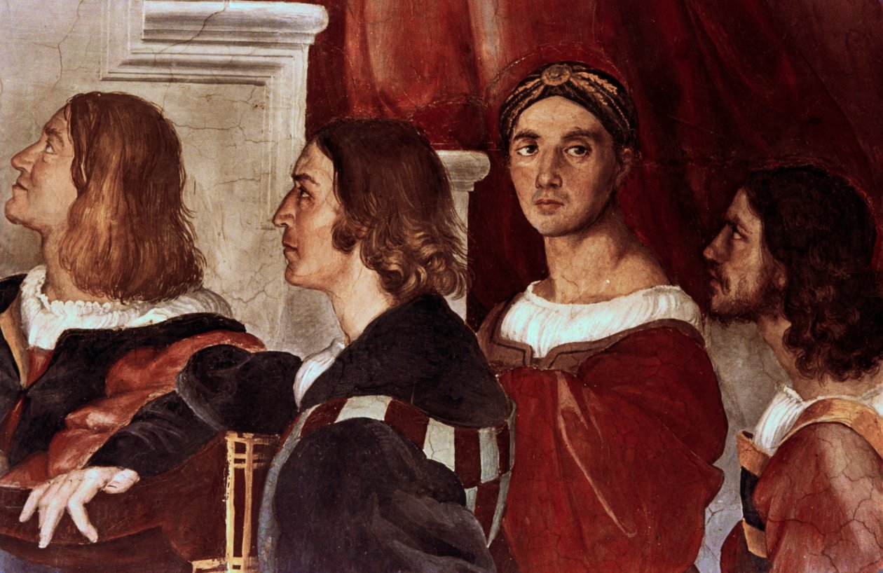 La misa en Bolsena (detalle) de Raffaello Sanzio Raphael