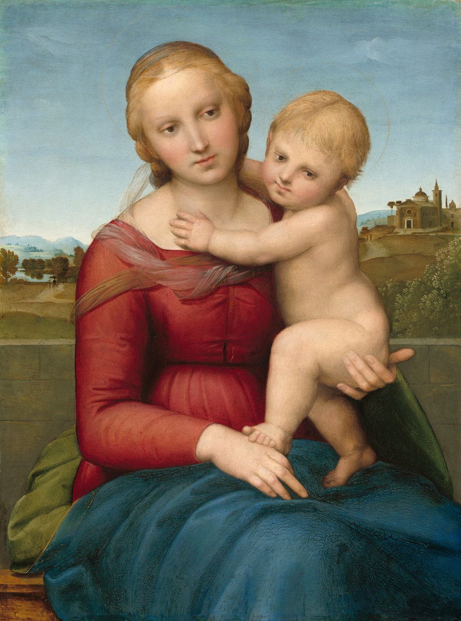 La pequeña Madonna Cowper, c. 1505 de Raphael