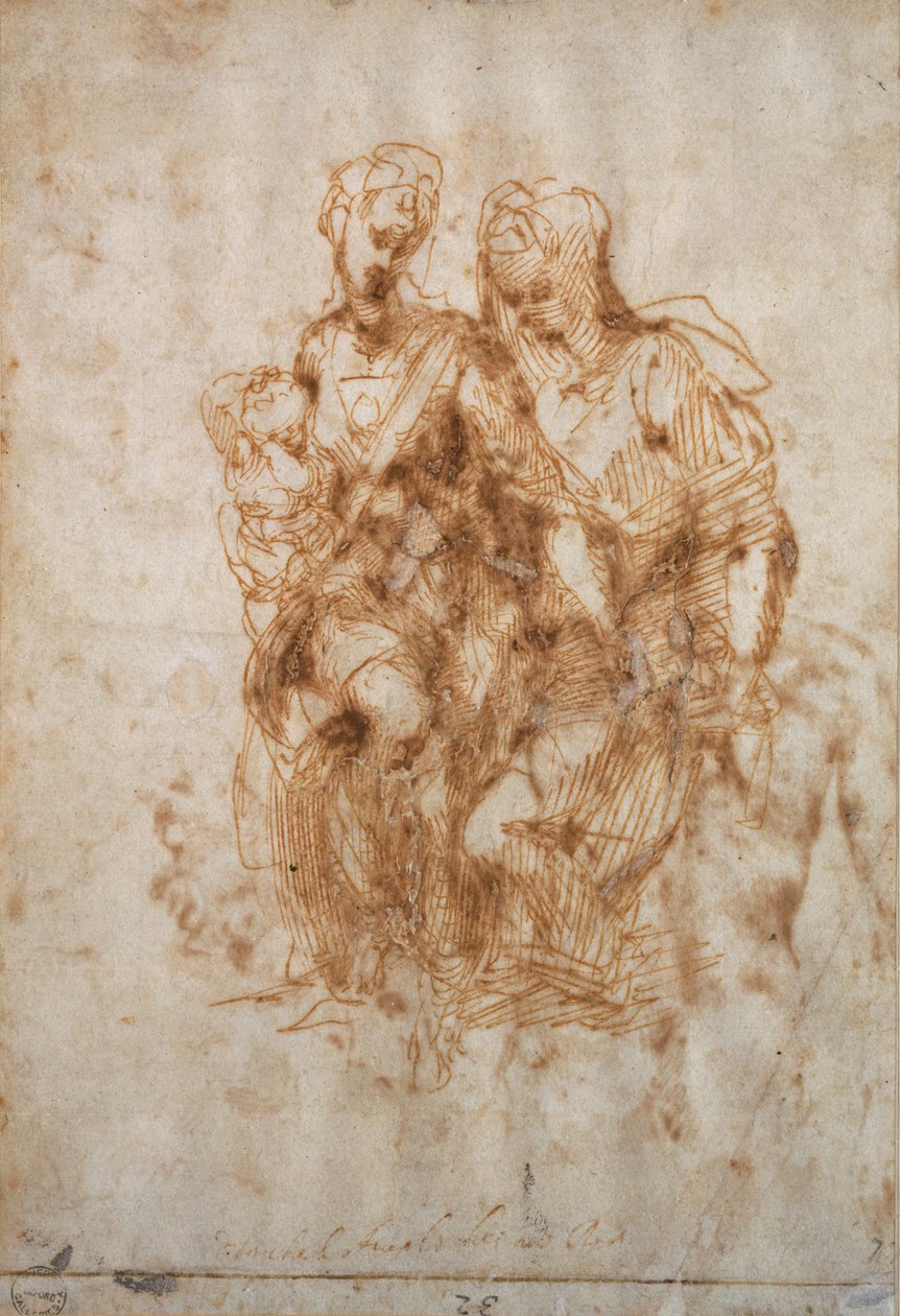 La Virgen y el Niño con Santa Ana, c1500-1520 de Raphael