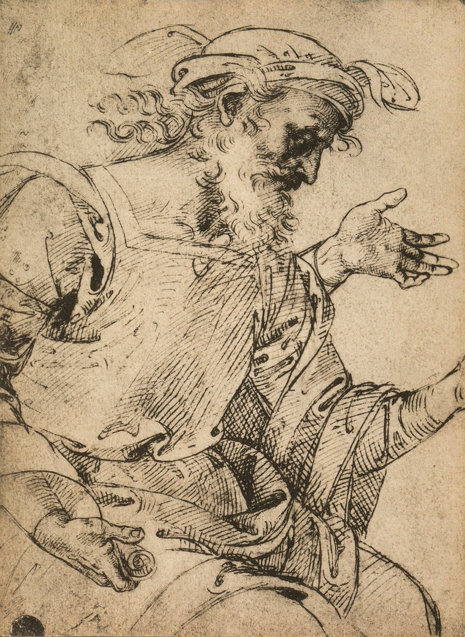 El profeta Ezequiel de Raffaello Sanzio Raphael