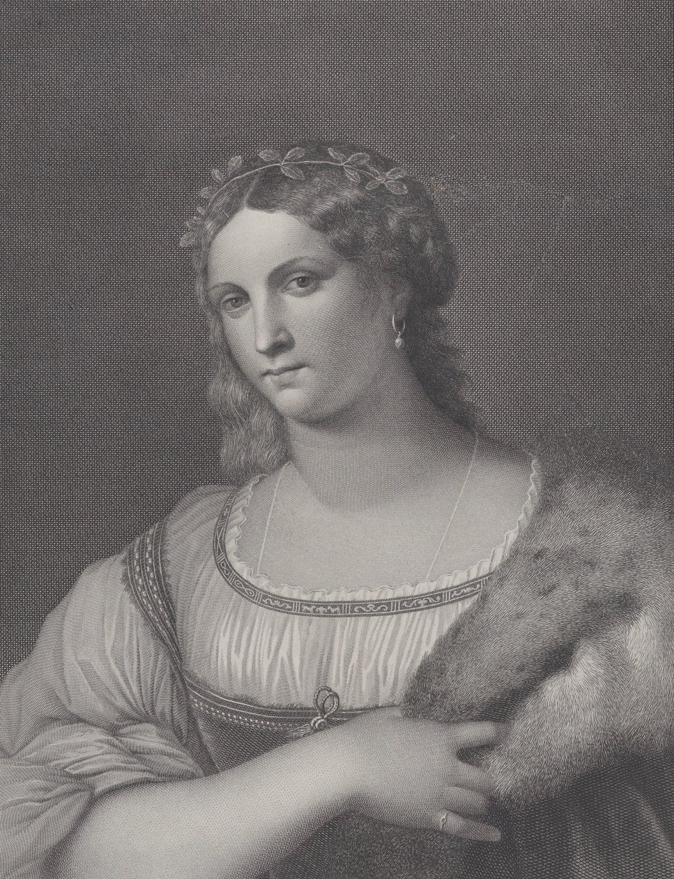 La Fornarina de Raphael Morghen