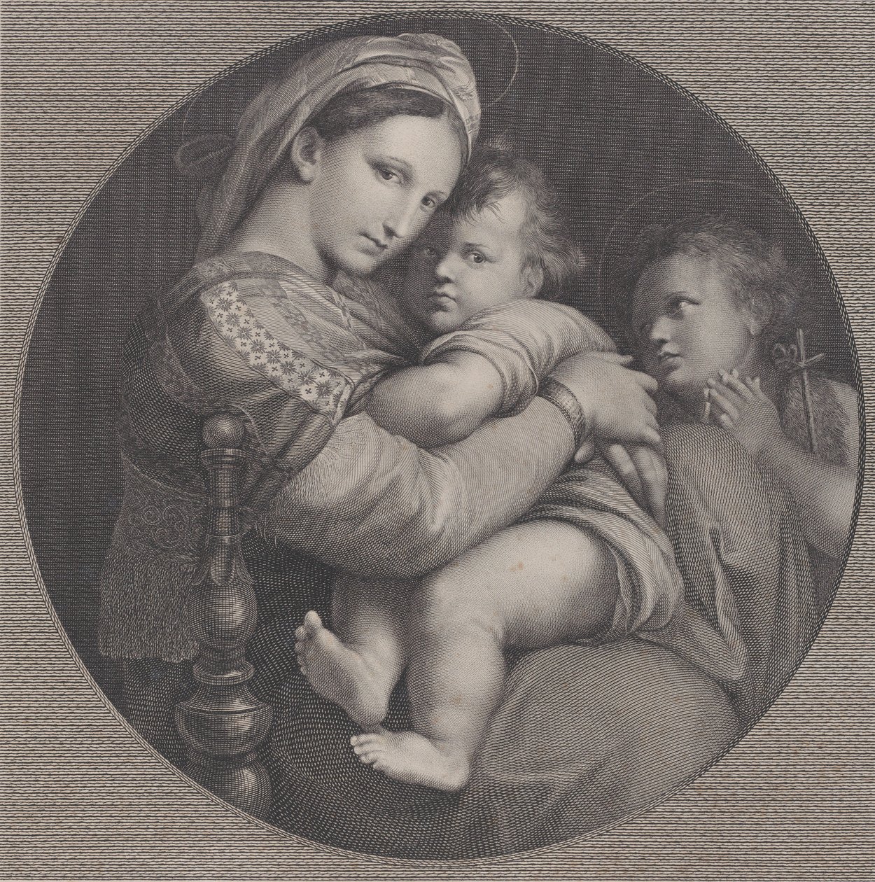Madonna de la silla de Raphael Morghen