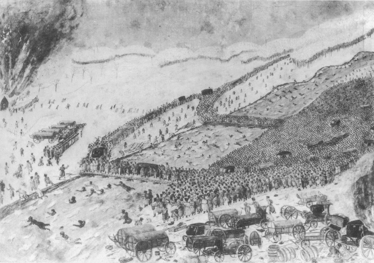 El paso del Berezina, el 26 de noviembre de 1812 de Raymond Fournier Sarloveze