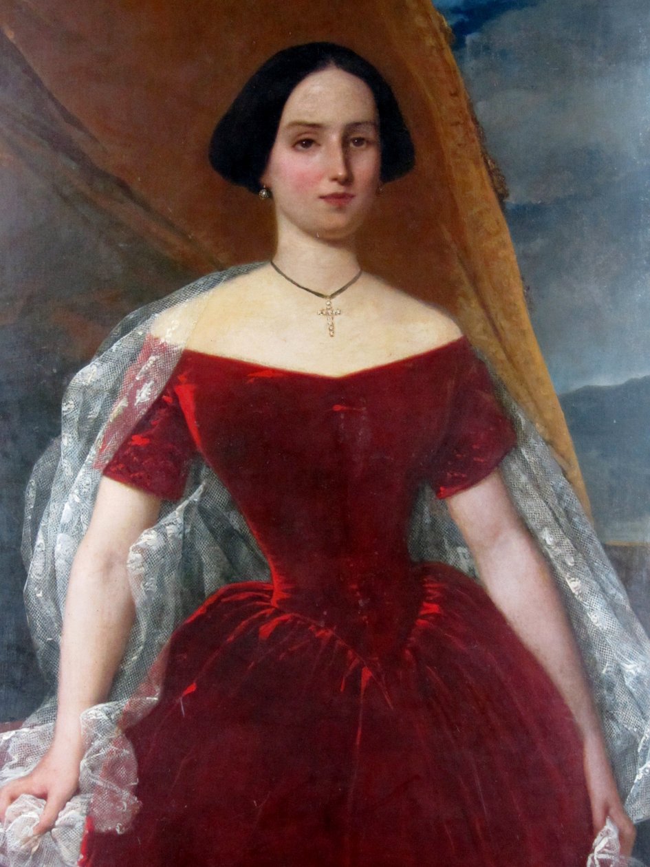 Hermana García-Huidobro Luco (detalle) de Raymond Auguste Quinsac Monvoisin
